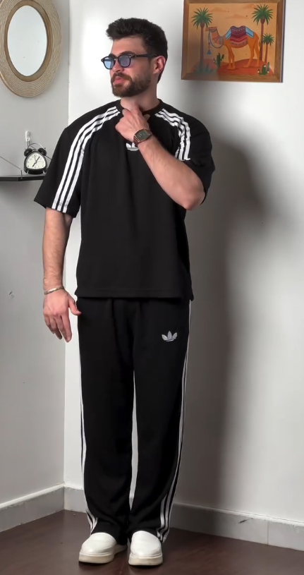 ensemble adidas semi oversize