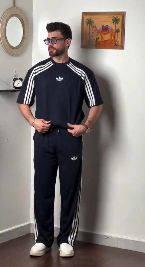 ensemble adidas semi oversize