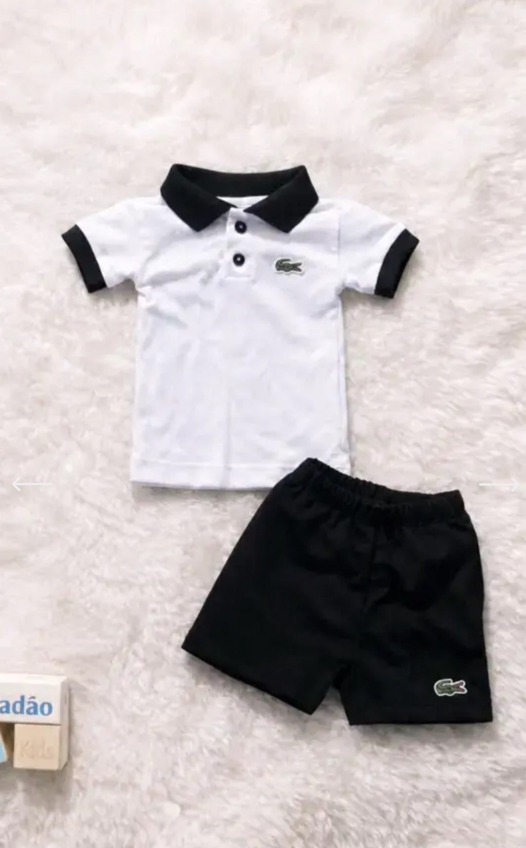 ensemble lacoste اطفال